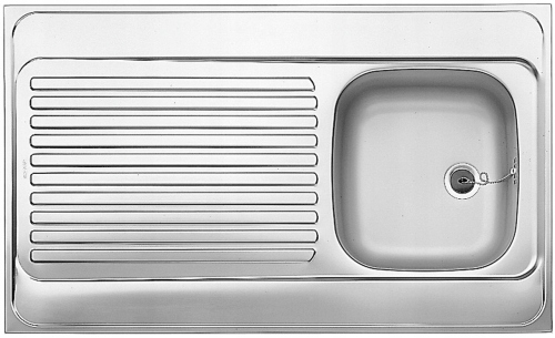 BLANCO R-ES 10x6 matná oceľ (1 1/2) 510503