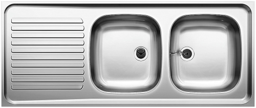 BLANCO R-ZS 12x5-2 matná oceľ (1 1/2) 510504