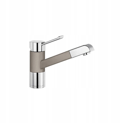 Kuchynská batéria - BLANCO ZENOS-S Silgranit-Look Tartufo / Chrome 517828