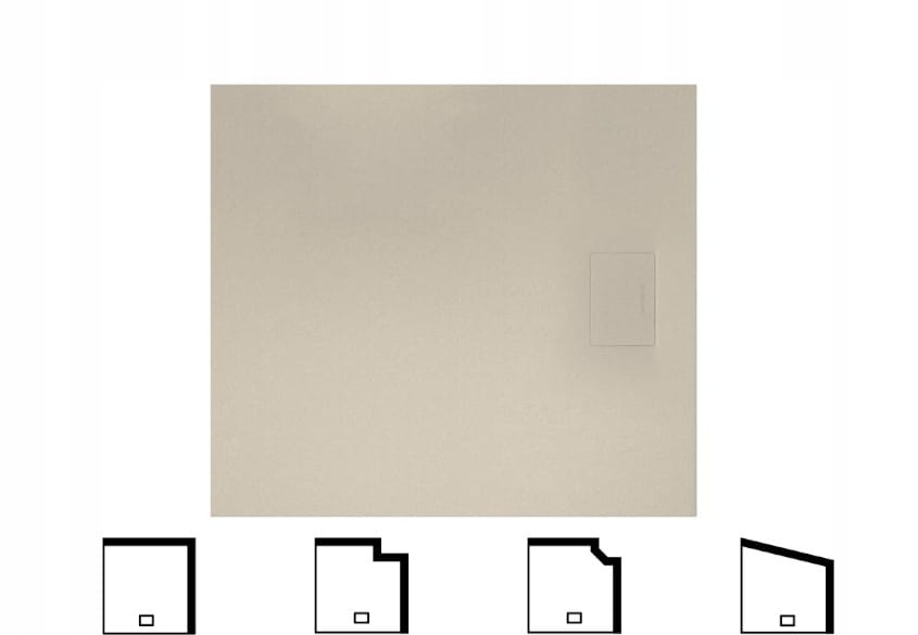 SPRCHOVÝ ZÁSOBNÍK 90x80 cm-MOŽNOSŤ REZANIA, KOMPOZIT
