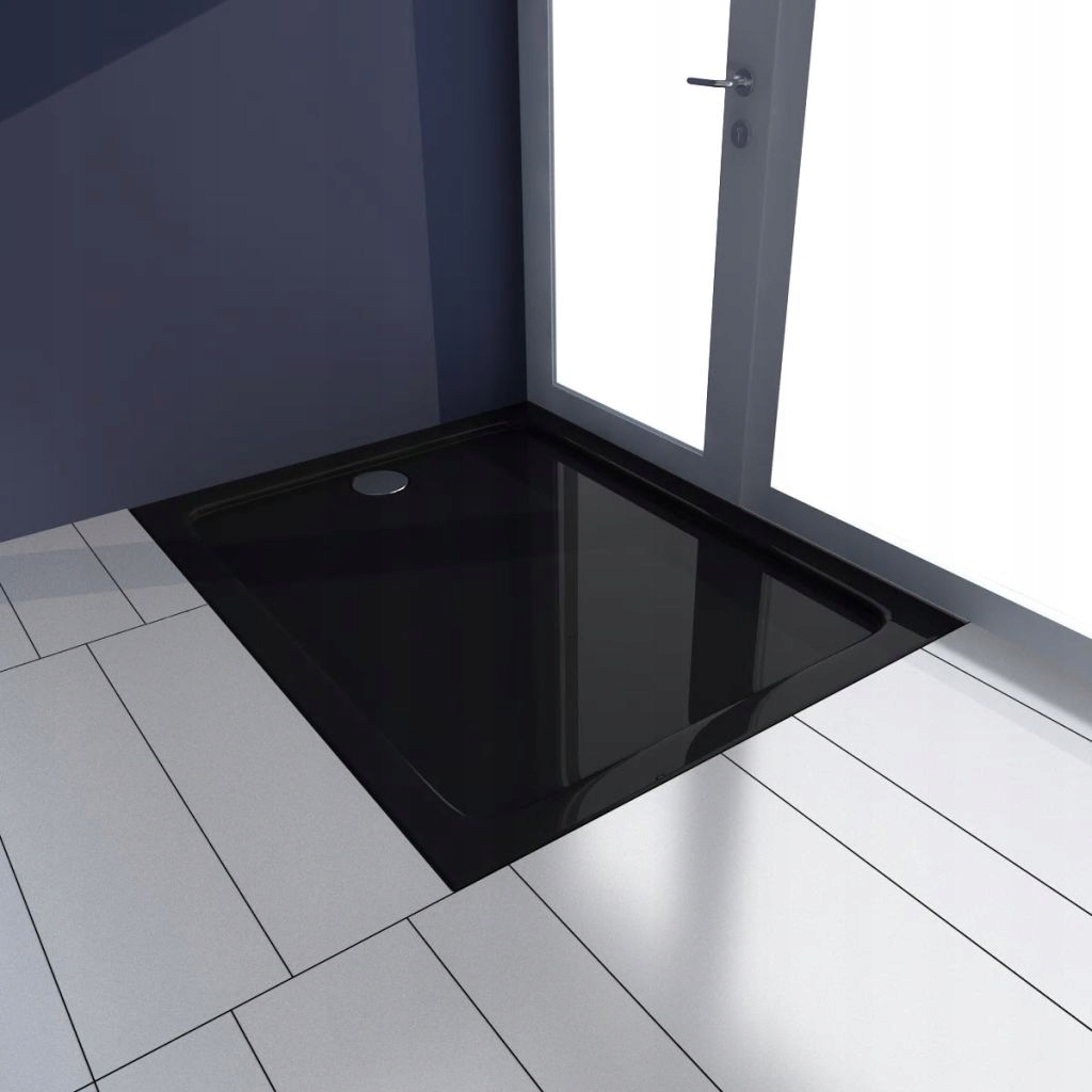 PROTIŠMYKOVÝ ZÁSOBNÍK PRE KÚPEĽNU 70x90 cm ČIERNY