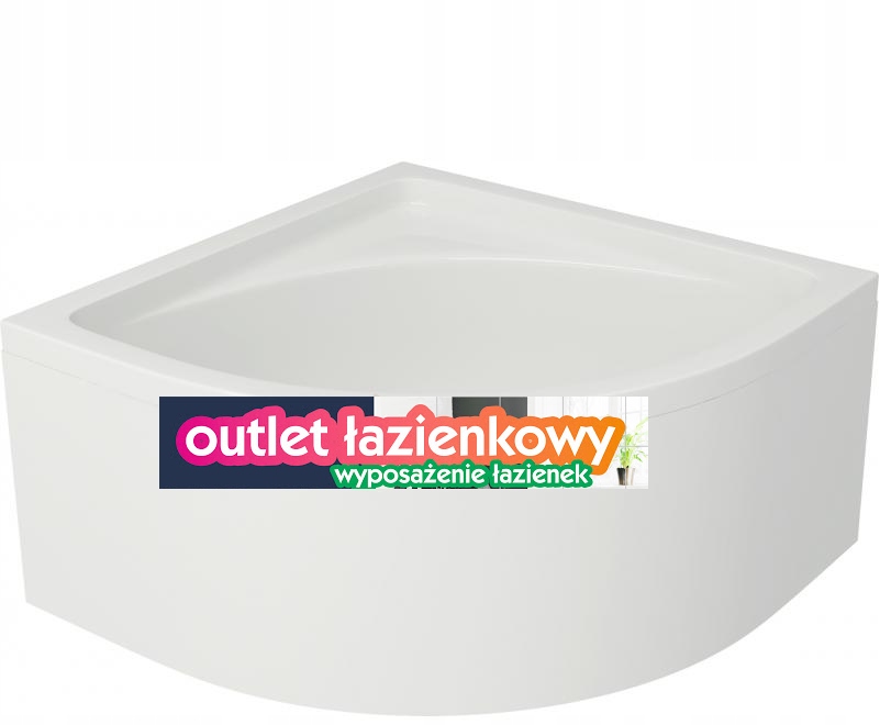 HLBOKÝ POLOKRUHOVÝ SPRCHOVÝ ZÁSOBNÍK 80X30 CM CERSANIT TAKO