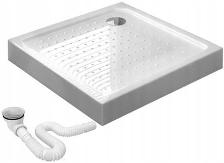 BIELY AKRYLOVÝ SPRCHOVÝ ZÁSOBNÍK 90x90x15 REA