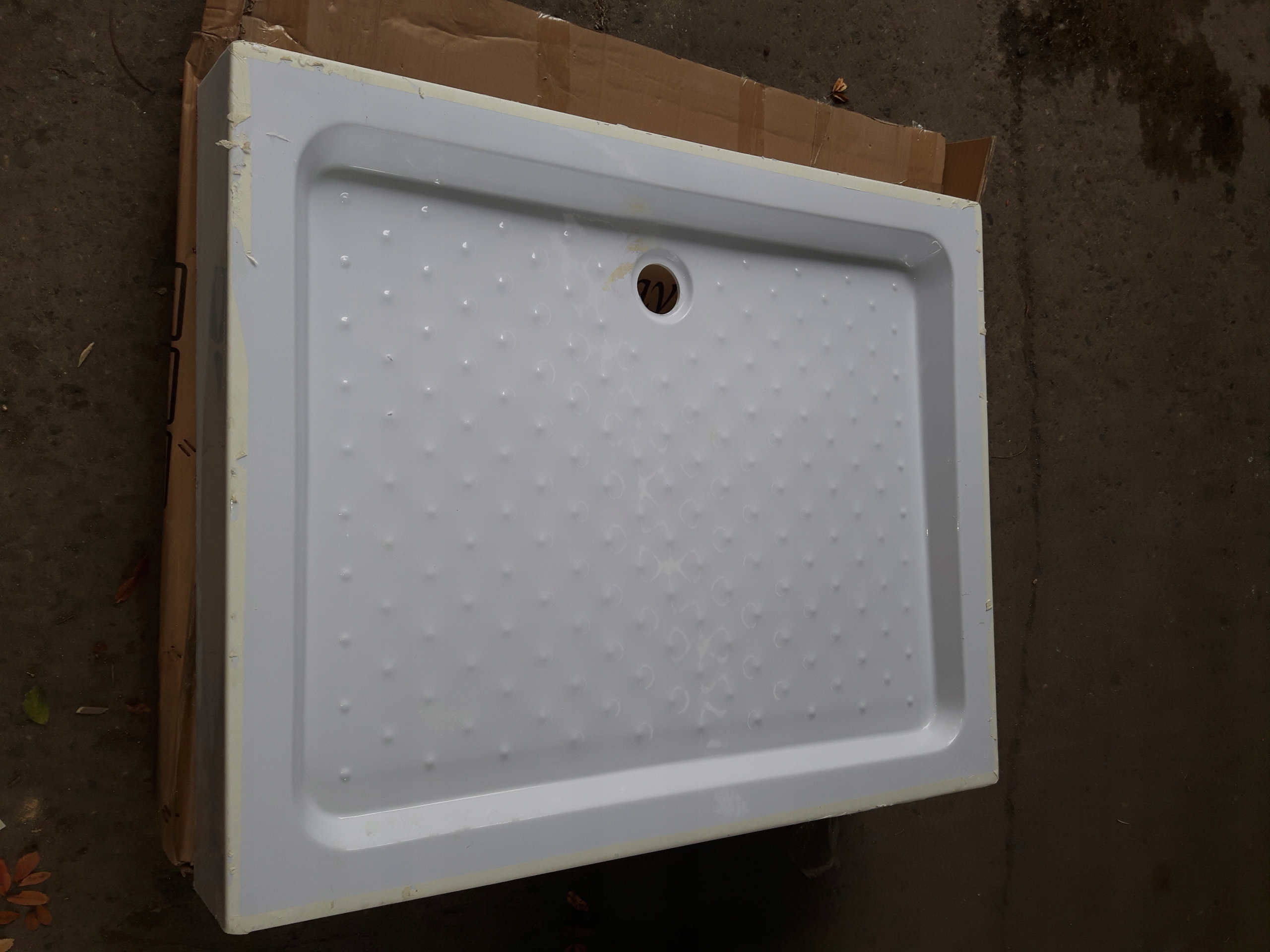 Obdĺžnikový sprchový žľab s rámom 100 x 80