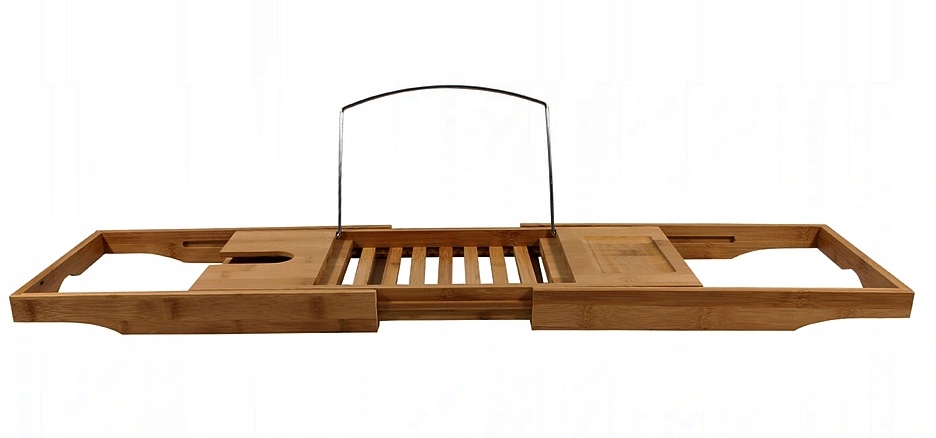 Polička do kúpelne - Prekrytie kúpeľne Bamboo TRAY SHELF pre SPA vaňu
