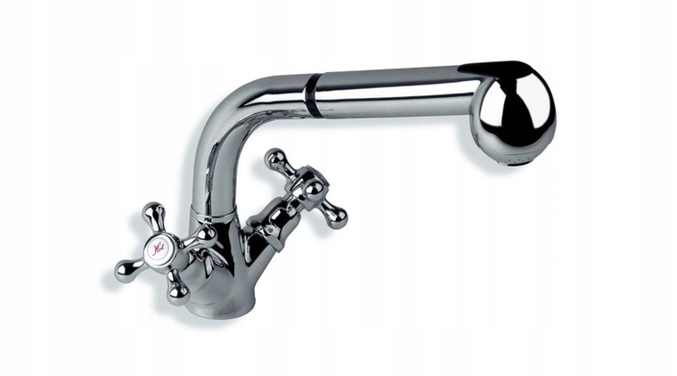 Kuchynská batéria - RETRO faucet Umývadlo s výsuvným hrdlom KFA