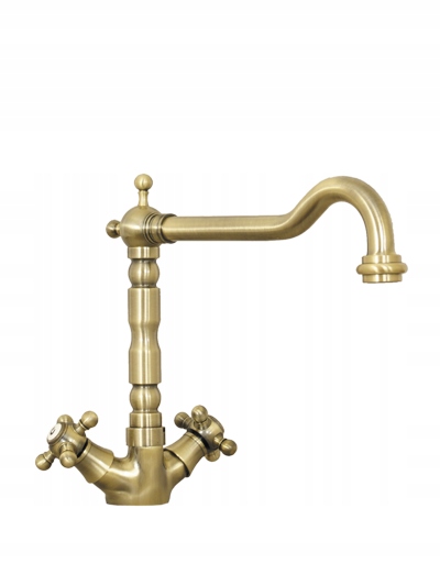 Kuchynská batéria - Umývadlo Old Gold RETRO a la IKEA