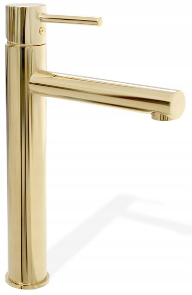 Umyvadlová batéria - Faucetový kohútik Tess Gold vysoký 31,5 cm