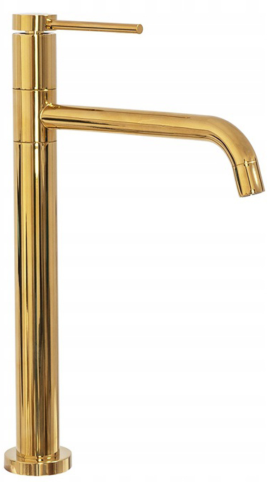 Umyvadlová batéria - Umývadlová batéria Lungo Gold Rea 28 cm