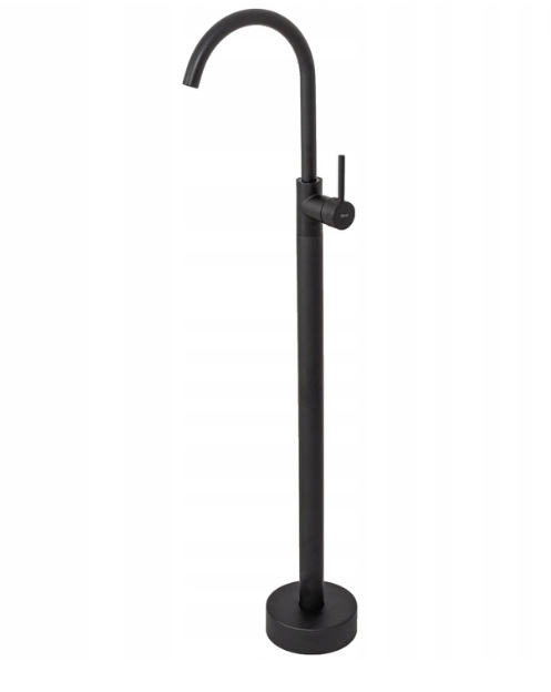 Umyvadlová batéria - Umývadlová podlahová batéria Ortis Black Rea 110 cm