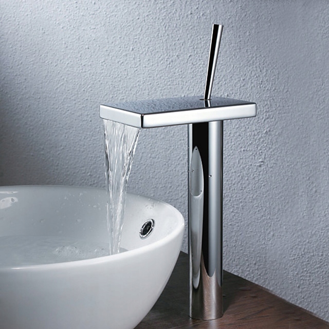 Umyvadlová batéria - Moderný chrómový kúpeľňový faucet