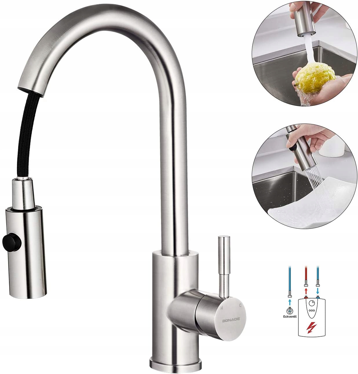 Kuchynská batéria - Nízkotlakový kuchynský faucet pre ohrievač