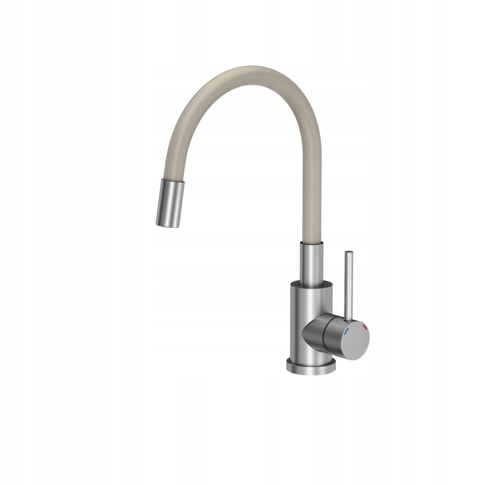 Kuchynská batéria - Kuchynský faucet oceľ / béžová MAGGIE Steiner