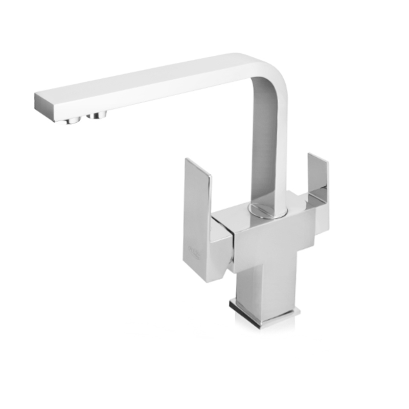 Kuchynská batéria -  3-cestný faucet Taupo Chrom Blue Water