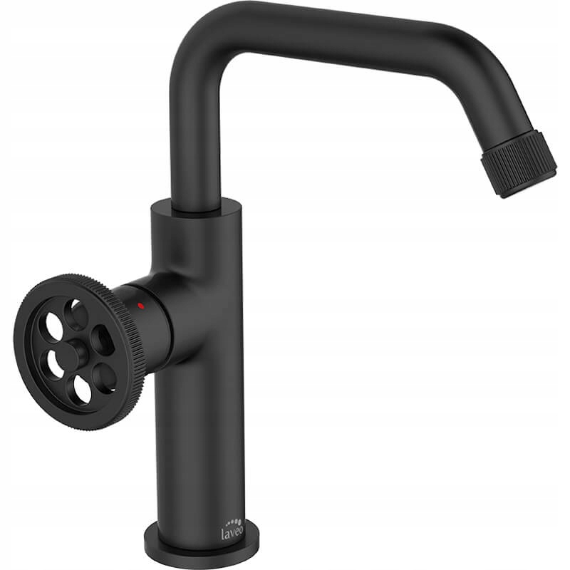 Vaňová batéria - 23 cm umývadlová batéria + čierna zástrčka, LOFT MURO