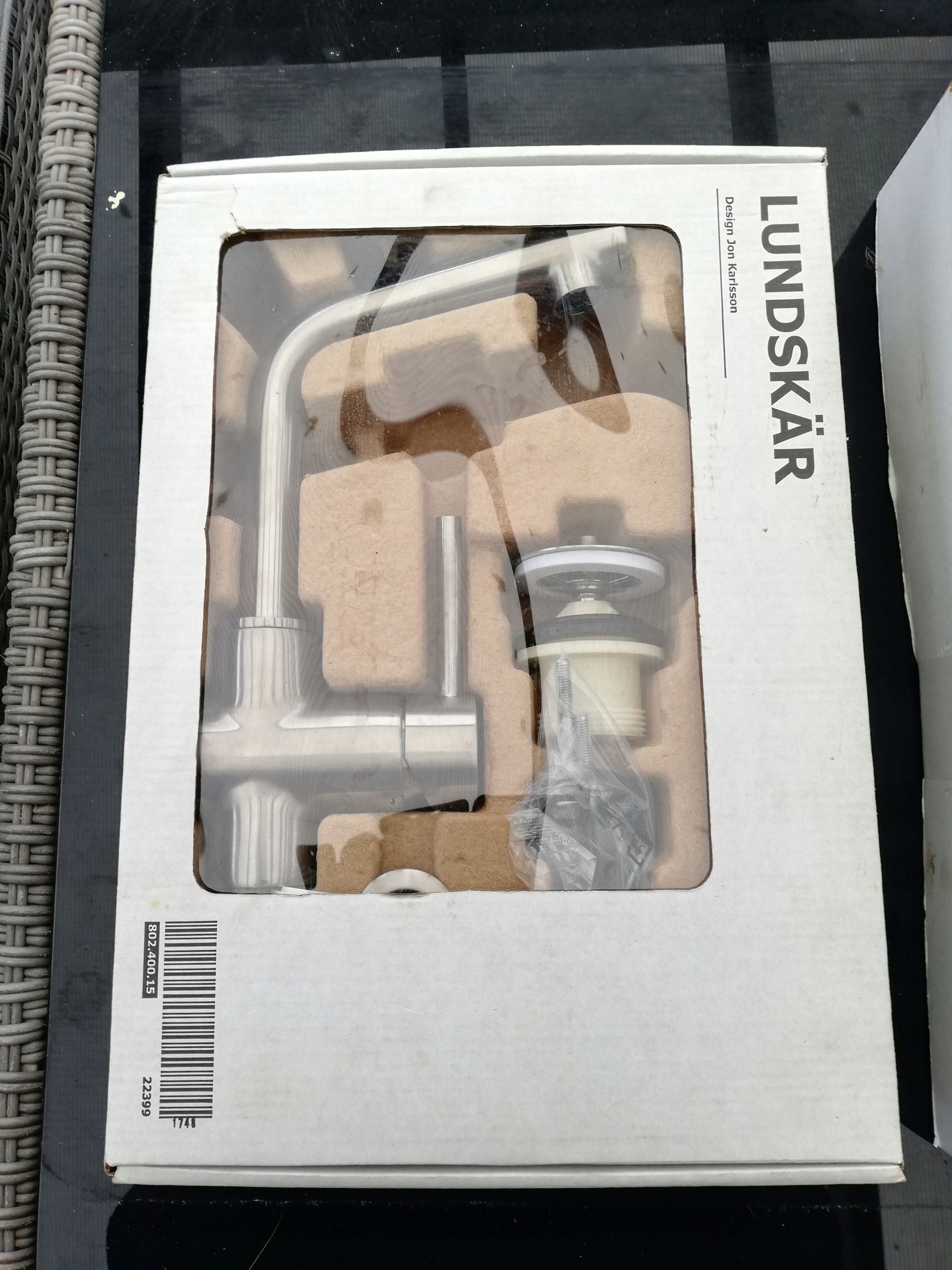 Umyvadlová batéria - LUNDSKAR umývadlová batéria Ikea s odtokom