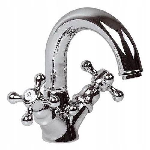 Umyvadlová batéria - Retro chrómový faucet KFA 382-425-00