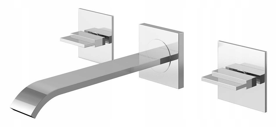 Umyvadlová batéria - Chrómová podomietková umývadlová batéria pre umývadlo