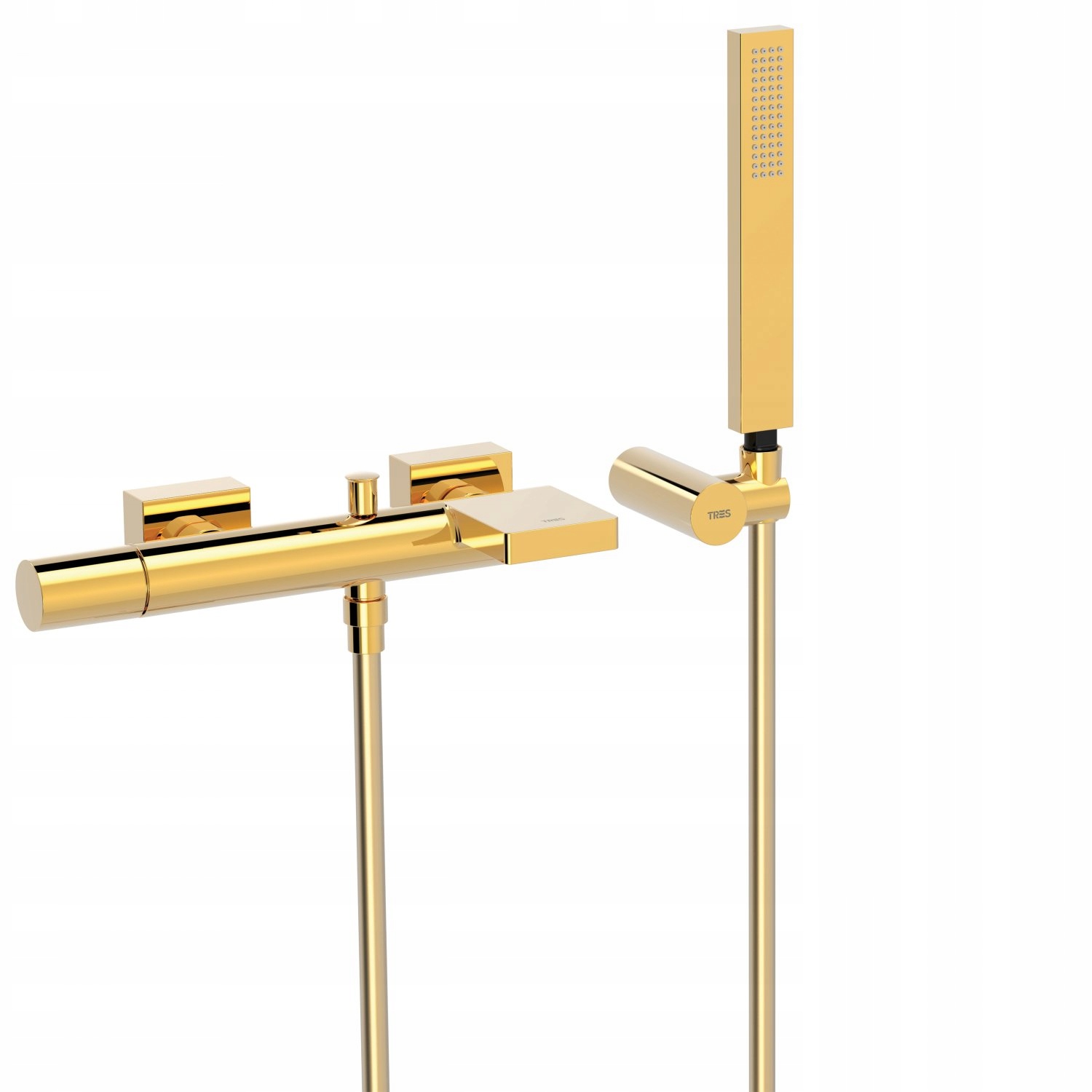 Umyvadlová batéria - Vaňová batéria TRES PROJECT GOLDEN