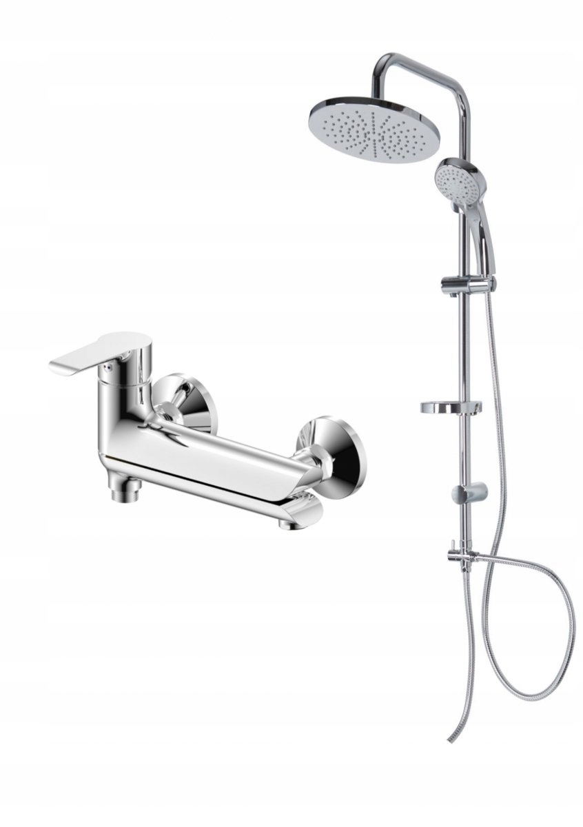 Sprchový panel - Vaňová batéria YO! s dažďovou sprchou Oval plus
