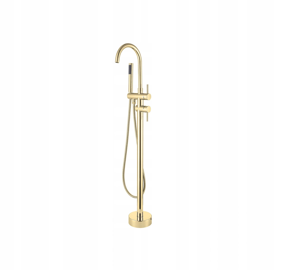 Vaňová batéria - Illusion I voľne stojaci faucet BESCO zlatý