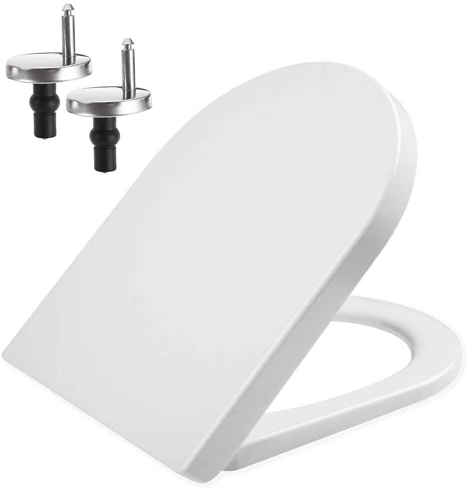 WC doska - Biele, pomaly zatvárateľné WC sedadlo