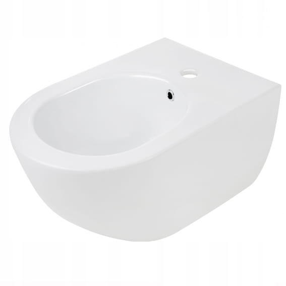 Závesný biely bidet PEONIA Deante