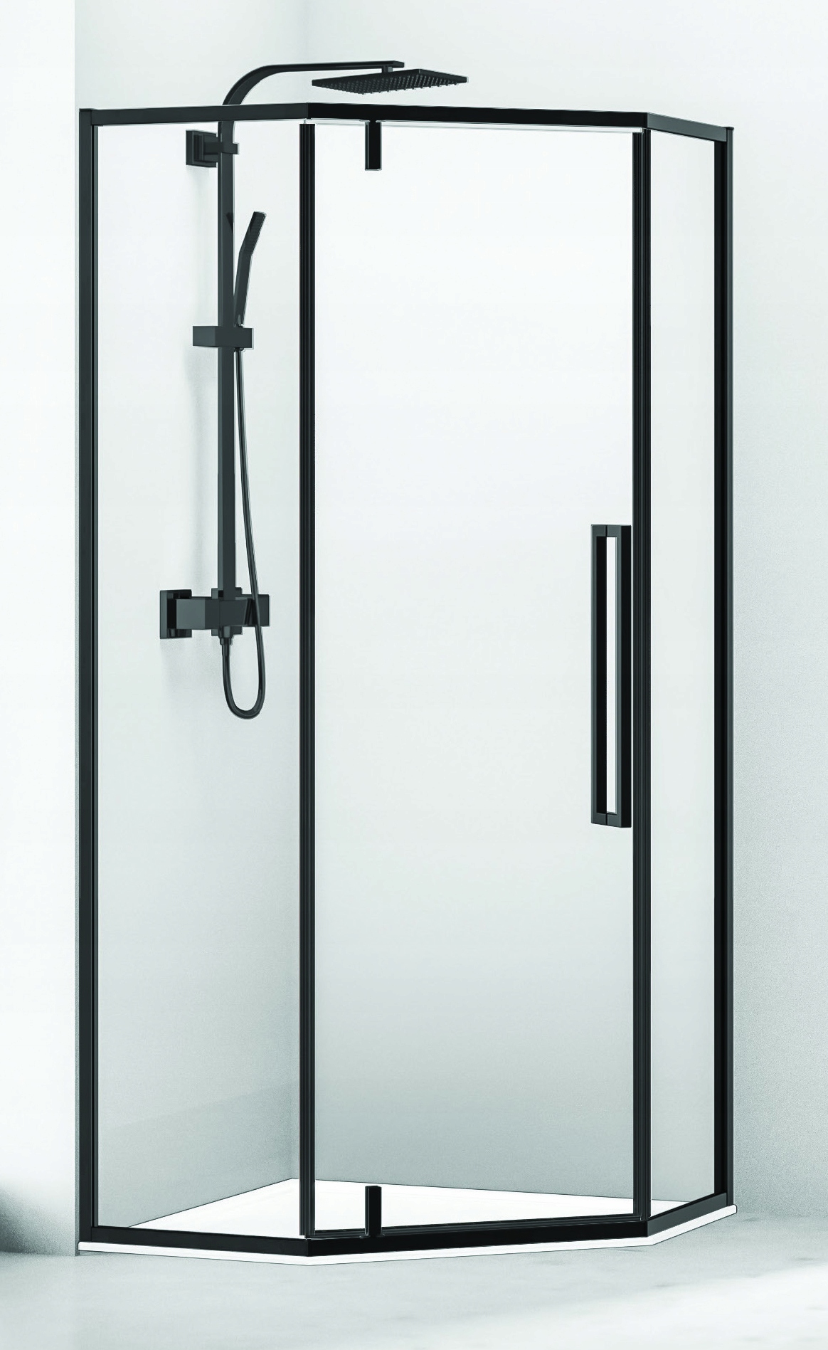 Sprchový kút - Sprchovací kút Bravat SL197 / 80 80x80 cm