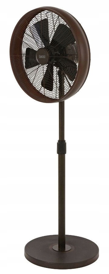 Kupelňový ventilátor - Breeze stojaci ventilátor retro hnedý 50W Lucci Air