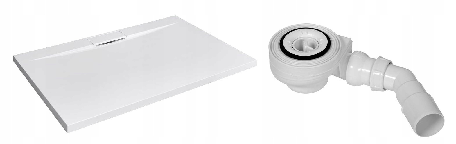 Sprchový kút - Sprchová vanička Giaros D 120x80 RADAWAY + sifón 5SL1
