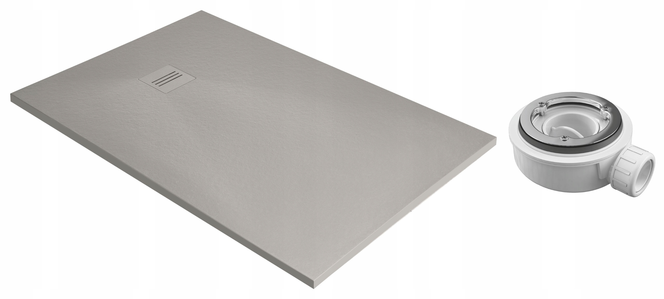 Sprchová vanička Kyntos F Cemento 160x80 sifón RADAWAY