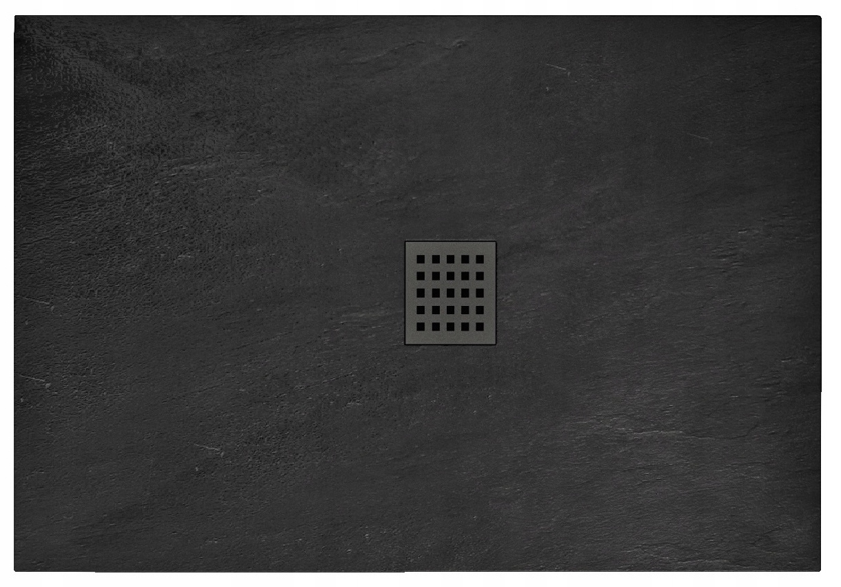 Kamenná sprchová vanička Black Rock 80x100x3,5