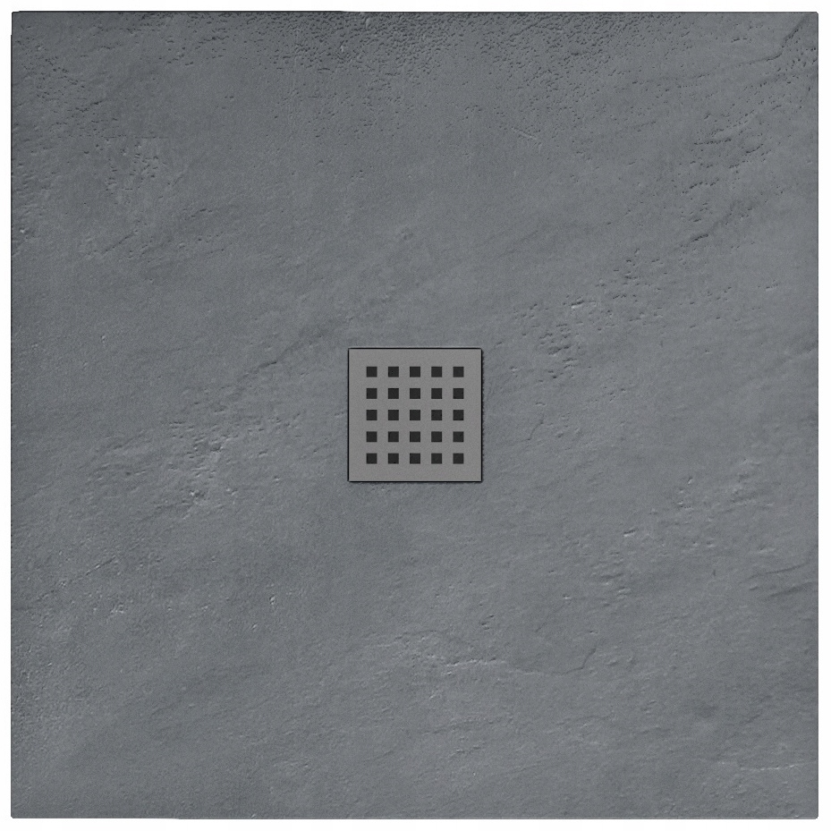 Gray Rock 90x90x3,5 sprchová vanička - REA