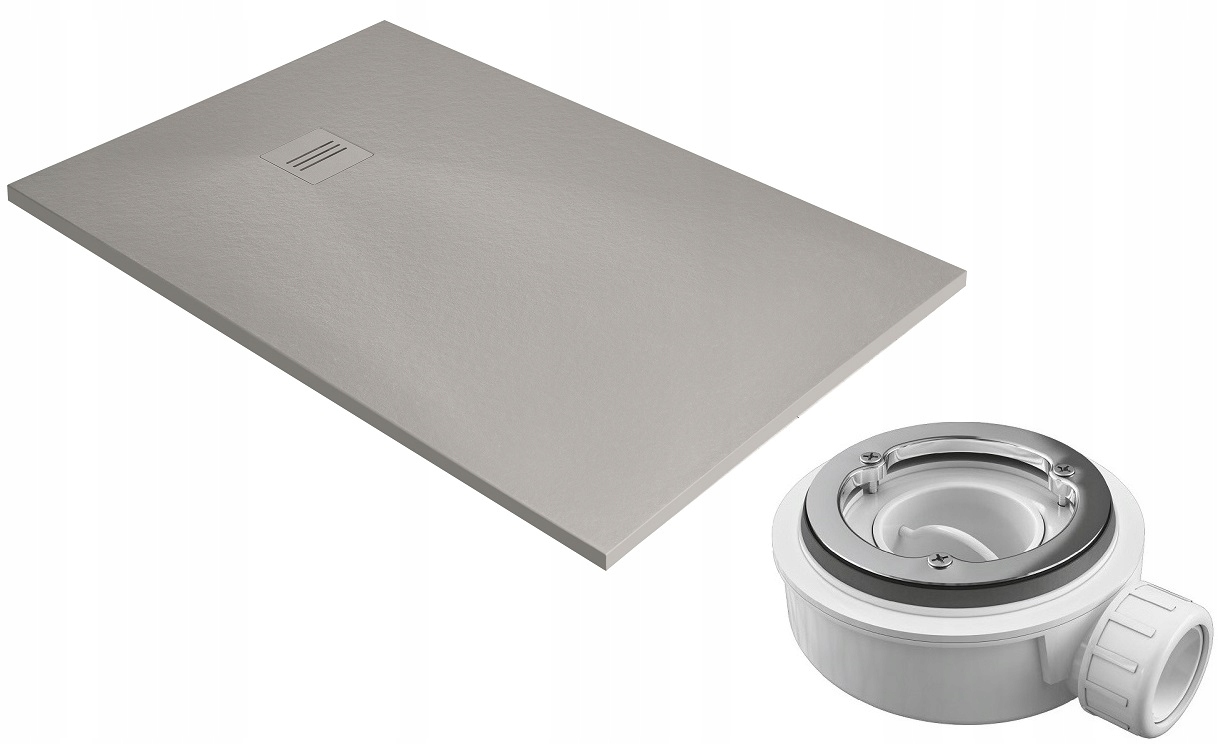 Sprchová vanička RADAWAY KYNTOS F 100x70 CEMENTO + SIFÓN