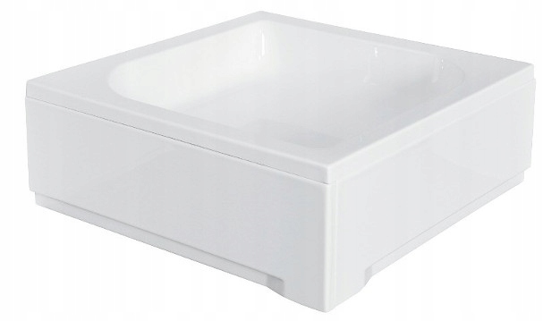 Štvorcový akrylový sprchový žľab Ares 80x80x15x28 SIPHON HOUSING