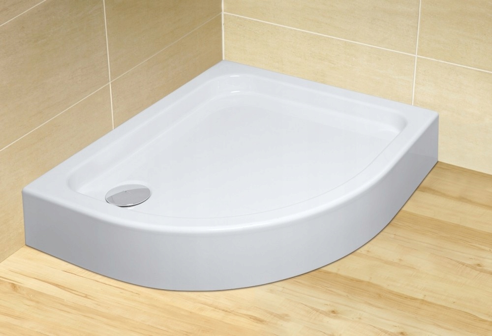 Asymetrická sprchová vanička 90 x 80 Siros E Compact Radaway
