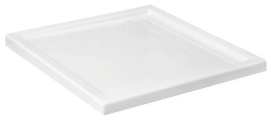 Sprchový kút - Štvorcová akrylová sprchová vanička 100x100x6,5 Camparo Schedpol
