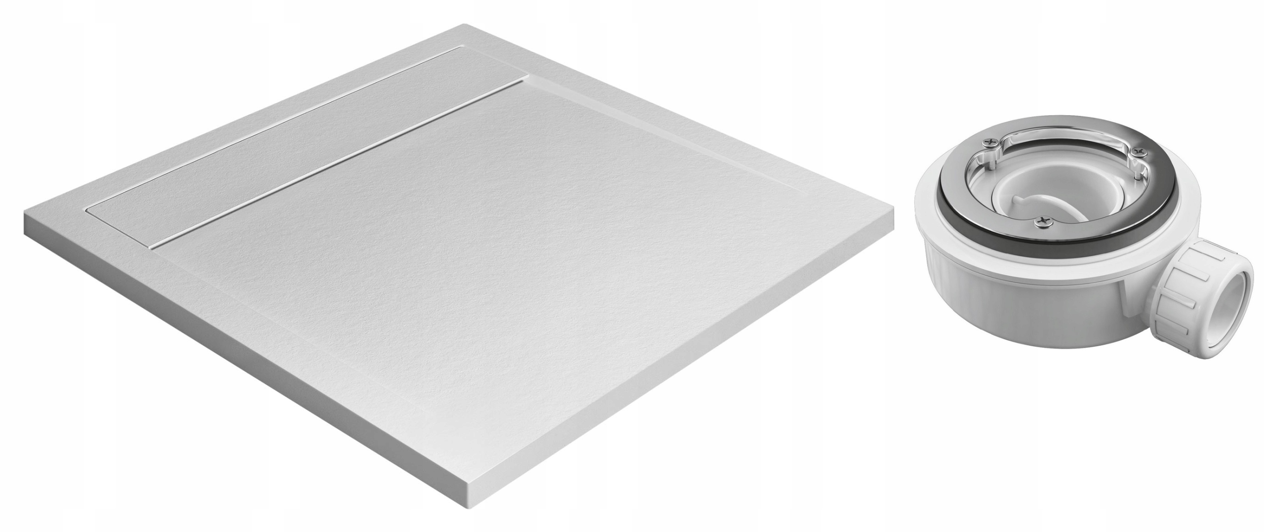Sifón Square Teos C 80x80 sprchový žľab RADAWAY