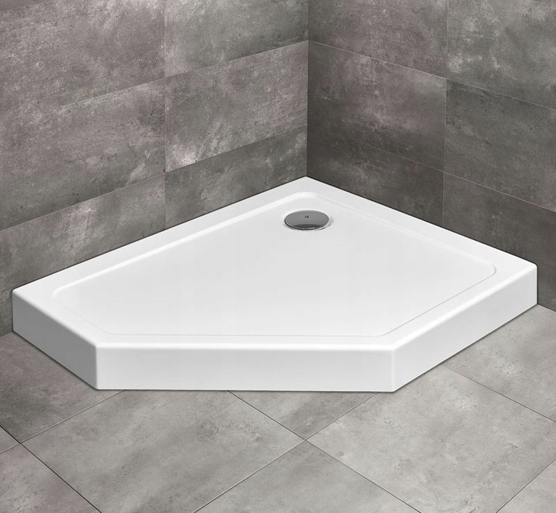 Päťuholníková sprchová vanička 100 x 90 Doros PT E Compact Rada