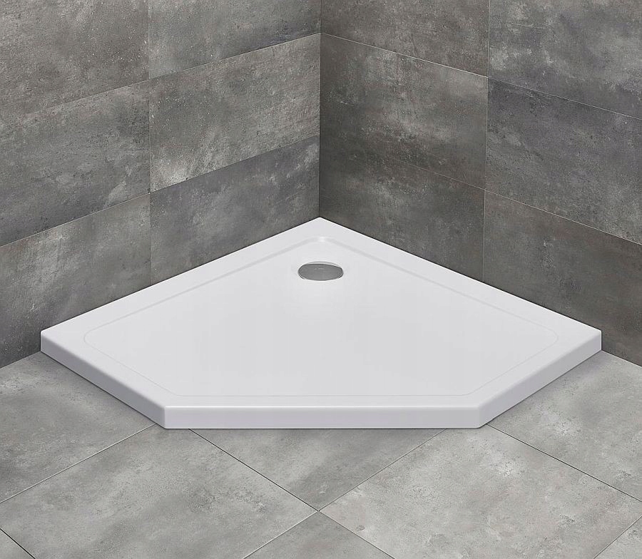 Päťuholníková sprchová vanička 90x90 Doros Plus PT Radaway (S