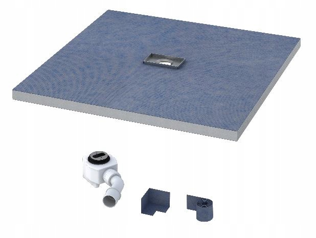 Dlaždičková sprchová vanička s odtokom 90x90