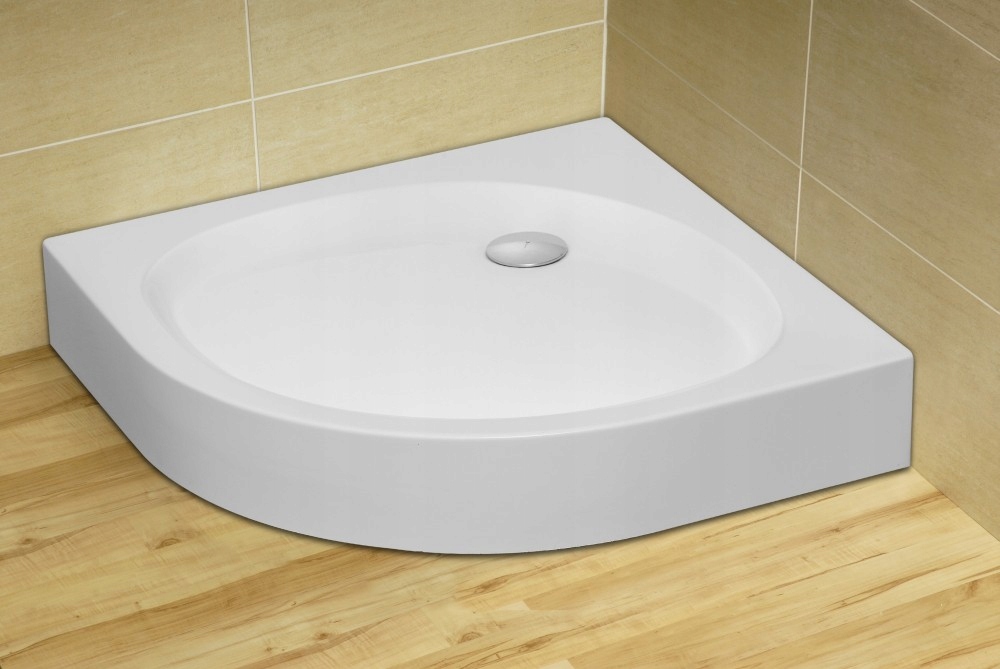 Polokruhová sprchová vanička 80 x 80 Patmos Compact Radaway