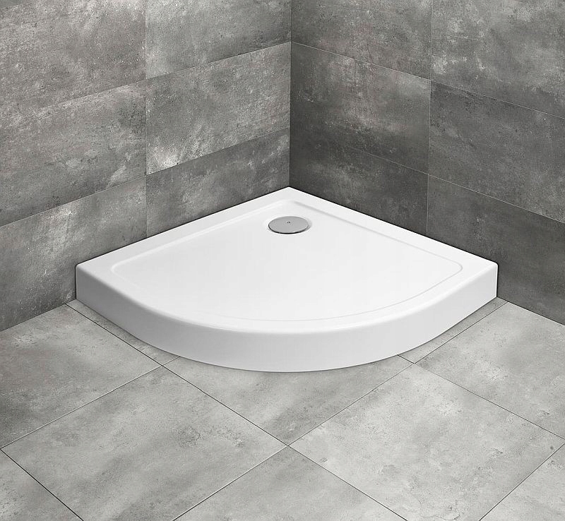 Polkruhová sprchová vanička 90 x 90 Doros A Compact Radaway (