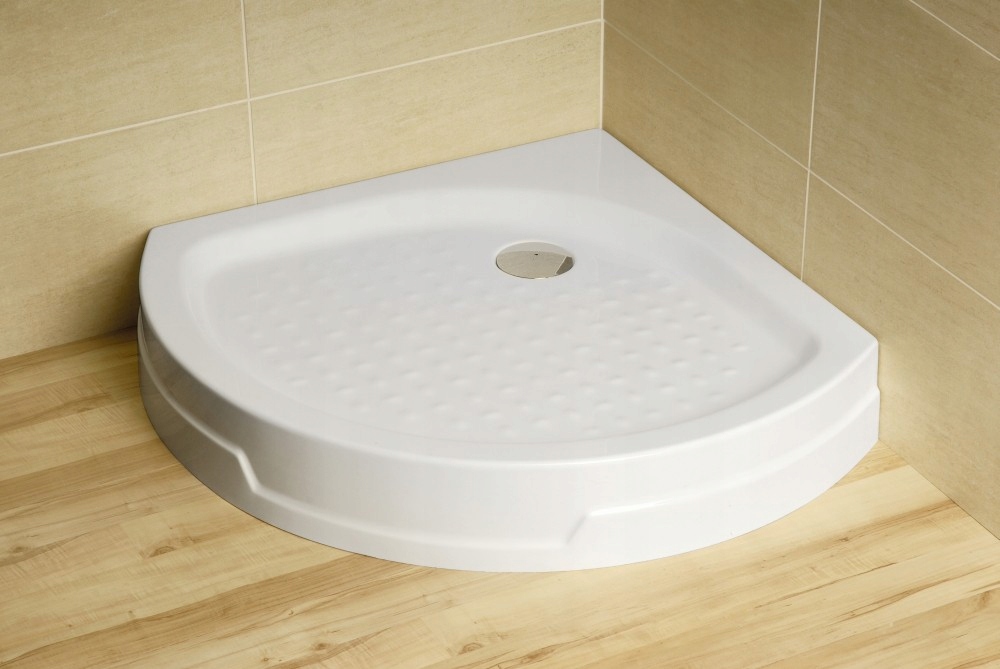 Polkruhová sprchová vanička 90x90 Rodos B Radaway (4D99155-