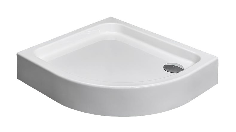 Polkruhová sprchová vanička Siros E Compact 90x80 RADAWAY
