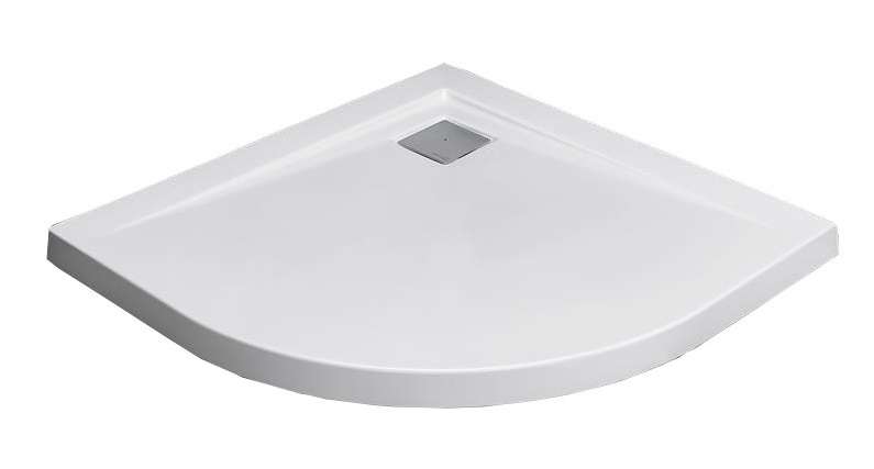 RADAWAY ARGOS Polkruhová sprchová vanička 90x90