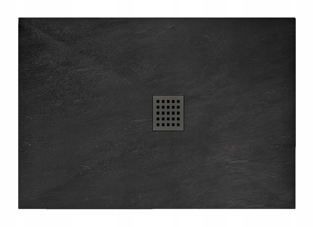 Sprchová vanička ROCK z čierneho kameňa 80x100 x3,5