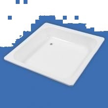 Oceľová sprchová vanička 80x80x14 fi52