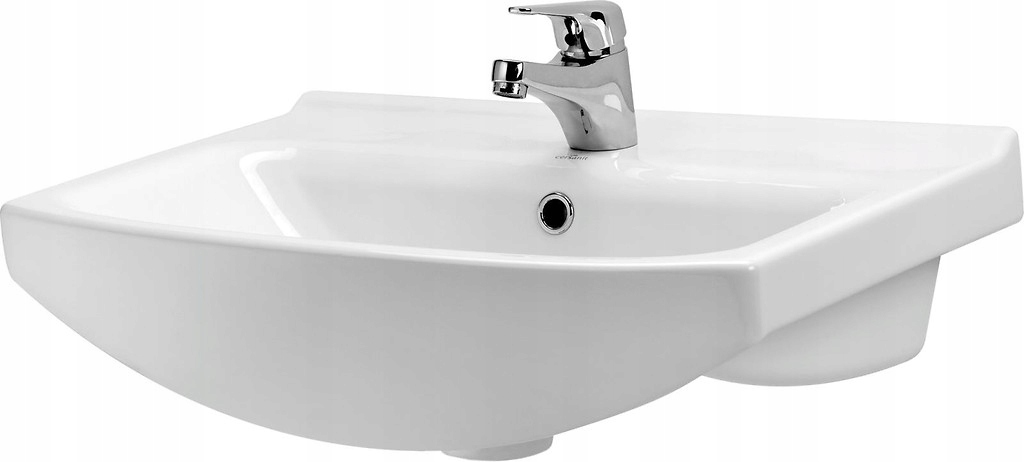 Umývadlo - CERSANIT CERSANIA 50 CM BIELE UMÝVADLO NÁBYTKU