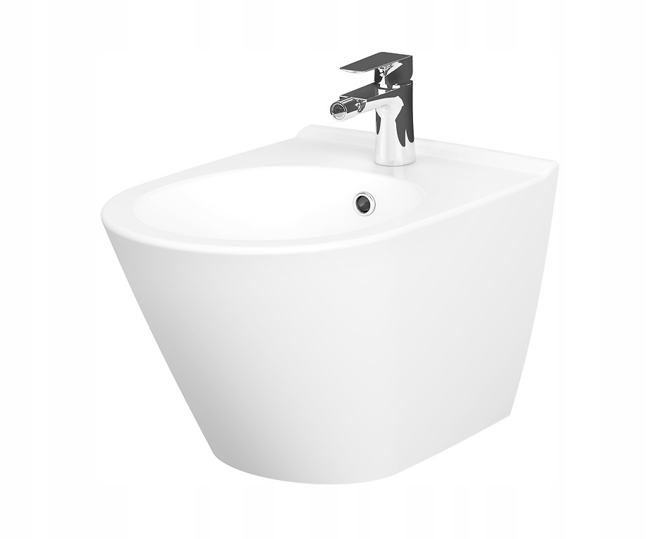BIDET MESTSKÉHO MESTSKÉHO ZÁVESU VOĽNE 51 CM BIELY